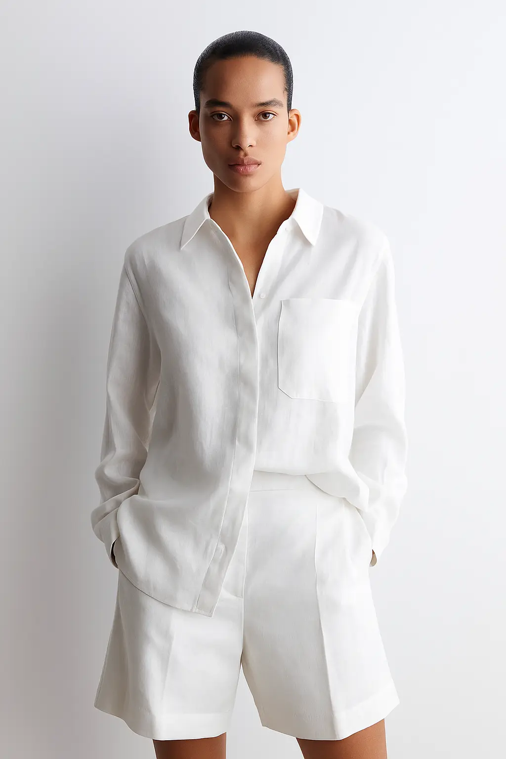 OVERSIZED LINEN SHIRT